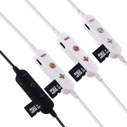 F17 Bluetooth 4.2 ชุดหูฟัง Bluetooth ออกแบบคอแขวน รองรับการเล่นเพลงและการสลับและการควบคุมระดับเสียงและคำตอบ