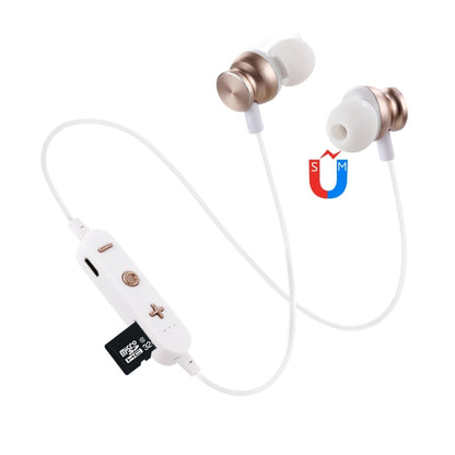 F17 Bluetooth 4.2 ชุดหูฟัง Bluetooth ออกแบบคอแขวน รองรับการเล่นเพลงและการสลับและการควบคุมระดับเสียงและคำตอบ