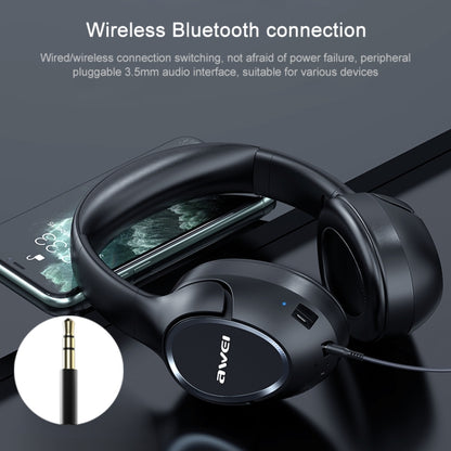 AWEI A770BL ชุดหูฟังบลูทูธไร้สายสเตอริโอ Bluetooth 5.0