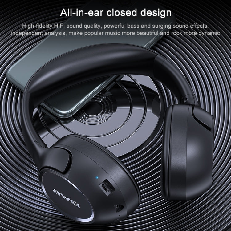 AWEI A770BL ชุดหูฟังบลูทูธไร้สายสเตอริโอ Bluetooth 5.0