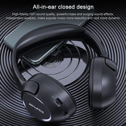 AWEI A770BL ชุดหูฟังบลูทูธไร้สายสเตอริโอ Bluetooth 5.0