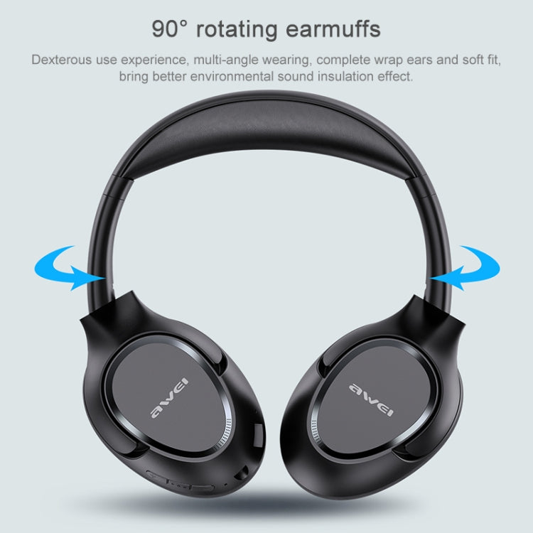 AWEI A770BL ชุดหูฟังบลูทูธไร้สายสเตอริโอ Bluetooth 5.0