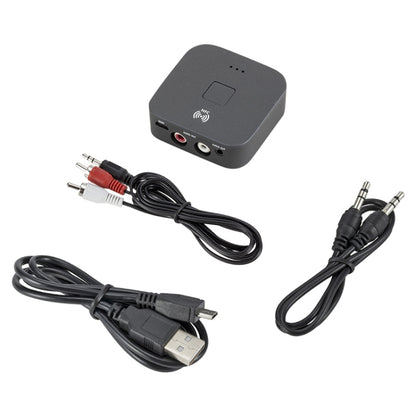 B11 ตัวรับสัญญาณบลูทูธ 5.0 AUX NFC ถึง 2 x อะแดปเตอร์เสียง RCA, B11