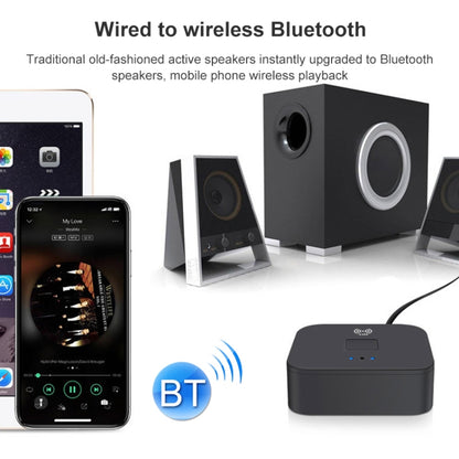 B11 ตัวรับสัญญาณบลูทูธ 5.0 AUX NFC ถึง 2 x อะแดปเตอร์เสียง RCA, B11