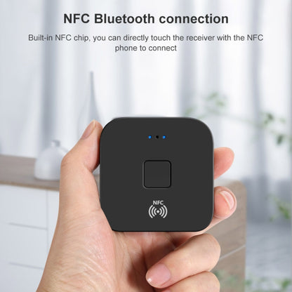 B11 ตัวรับสัญญาณบลูทูธ 5.0 AUX NFC ถึง 2 x อะแดปเตอร์เสียง RCA, B11