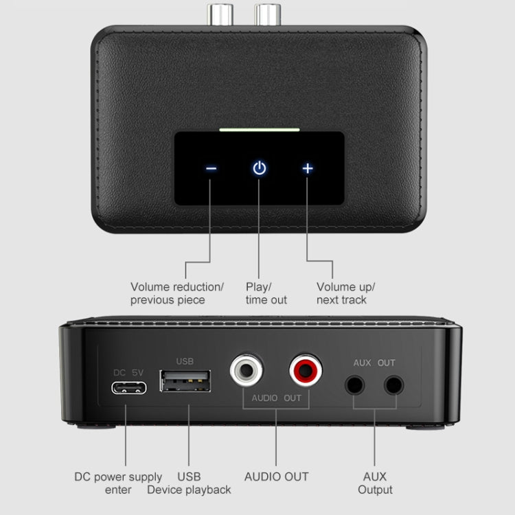 NFC BT19 บลูทูธ 5.0 เครื่องรับเครื่องส่งสัญญาณชุดหูฟังเครื่องเสียงรถยนต์