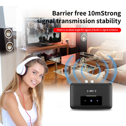 NFC BT19 บลูทูธ 5.0 เครื่องรับเครื่องส่งสัญญาณชุดหูฟังเครื่องเสียงรถยนต์