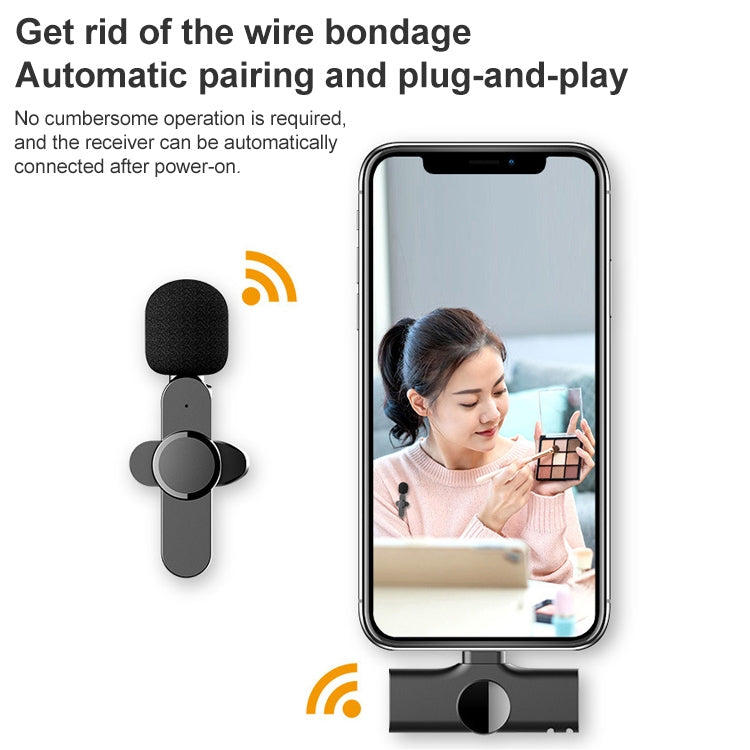 อินเทอร์เฟซ 8 พินถ่ายทอดสดไมโครโฟนไร้สายแบบหนีบเสื้อ, 8 Pin