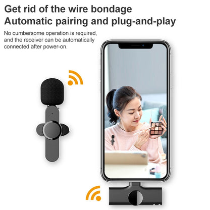 อินเทอร์เฟซ 8 พินถ่ายทอดสดไมโครโฟนไร้สายแบบหนีบเสื้อ, 8 Pin