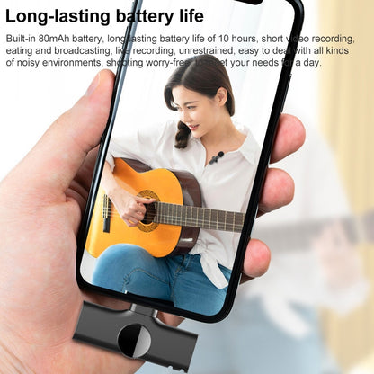 อินเทอร์เฟซ 8 พินถ่ายทอดสดไมโครโฟนไร้สายแบบหนีบเสื้อ, 8 Pin