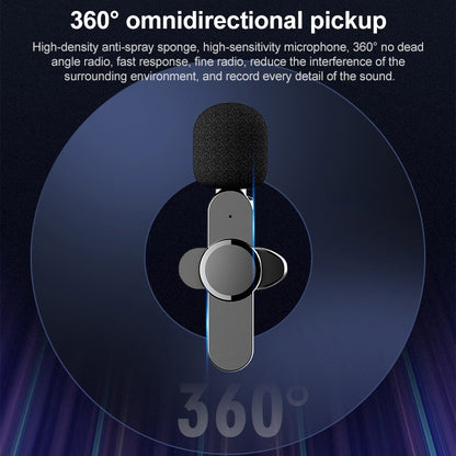 อินเทอร์เฟซ 8 พินถ่ายทอดสดไมโครโฟนไร้สายแบบหนีบเสื้อ, 8 Pin