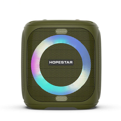 HOPESTAR Party100 Bluetooth 5.0 ลำโพงบลูทูธไร้สายกันน้ำแบบพกพาพร้อมฟังก์ชันชาร์จมือถือ, Party100(Green)