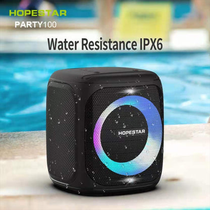 HOPESTAR Party100 Bluetooth 5.0 ลำโพงบลูทูธไร้สายกันน้ำแบบพกพาพร้อมฟังก์ชันชาร์จมือถือ, Party100(Green)