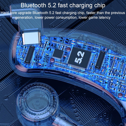 V12 Bluetooth 5.2 ธุรกิจแขวนหูสไตล์สมาร์ท LED Digital Display หูฟังบลูทูธไร้สายพร้อมกล่องชาร์จ
