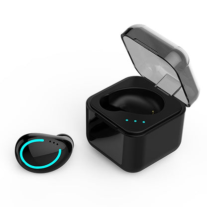 M-B8 Bluetooth 5.0 หูฟังบลูทูธไร้สายสเตอริโอในหูขนาดเล็กที่มองไม่เห็นพร้อมกล่องชาร์จ