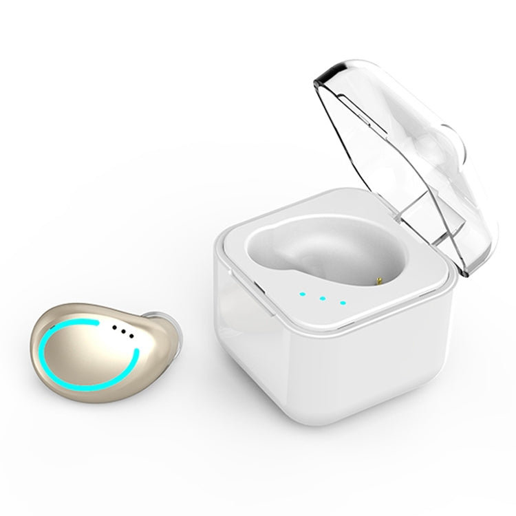 M-B8 Bluetooth 5.0 หูฟังบลูทูธไร้สายสเตอริโอในหูขนาดเล็กที่มองไม่เห็นพร้อมกล่องชาร์จ