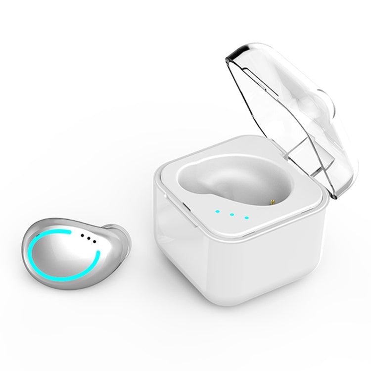 M-B8 Bluetooth 5.0 หูฟังบลูทูธไร้สายสเตอริโอในหูขนาดเล็กที่มองไม่เห็นพร้อมกล่องชาร์จ