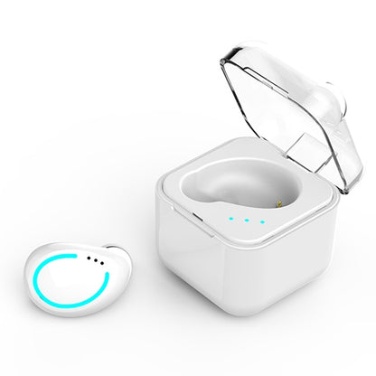 M-B8 Bluetooth 5.0 หูฟังบลูทูธไร้สายสเตอริโอในหูขนาดเล็กที่มองไม่เห็นพร้อมกล่องชาร์จ