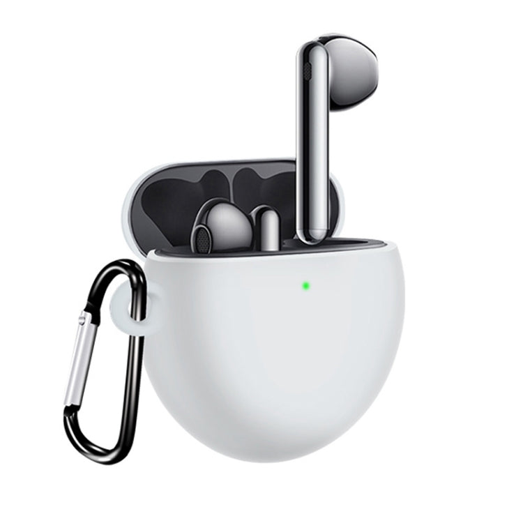 สำหรับ Huawei Freebuds 4 ความคุ้มครองเต็มรูปแบบซิลิโคนกันน้ำหูฟังไร้สายพร้อม Hook Up