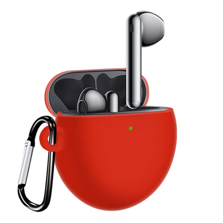 สำหรับ Huawei Freebuds 4 ความคุ้มครองเต็มรูปแบบซิลิโคนกันน้ำหูฟังไร้สายพร้อม Hook Up