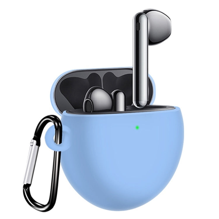 สำหรับ Huawei Freebuds 4 ความคุ้มครองเต็มรูปแบบซิลิโคนกันน้ำหูฟังไร้สายพร้อม Hook Up