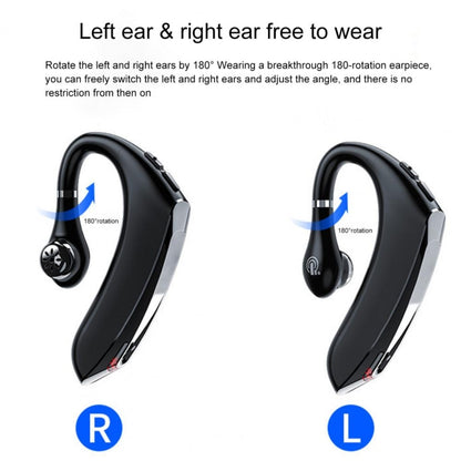 DS800 Bluetooth 5.0 Universal แขวนหูสไตล์ธุรกิจกีฬาหูฟังไร้สาย Bluetooth รุ่นอัพเกรด, Upgrade Version (Black), Upgrade Version (Red)