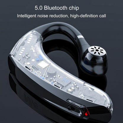 DS800 Bluetooth 5.0 Universal แขวนหูสไตล์ธุรกิจกีฬาหูฟังไร้สาย Bluetooth รุ่นอัพเกรด, Upgrade Version (Black), Upgrade Version (Red)