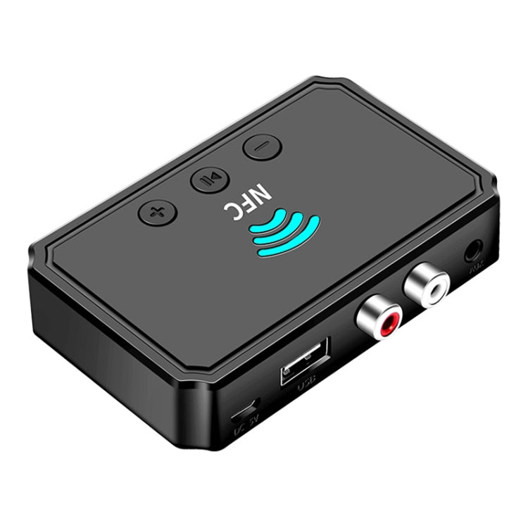 T36 NFC Bluetooth 5.0 ตัวรับสัญญาณเครื่องส่งสัญญาณชุดหูฟังเครื่องเสียงรถยนต์