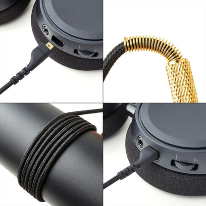 ZS0170 สายสัญญาณเสียงหูฟังสำหรับ SteelSeries Arctis 3 5 7 Pro, ZS0170 Black