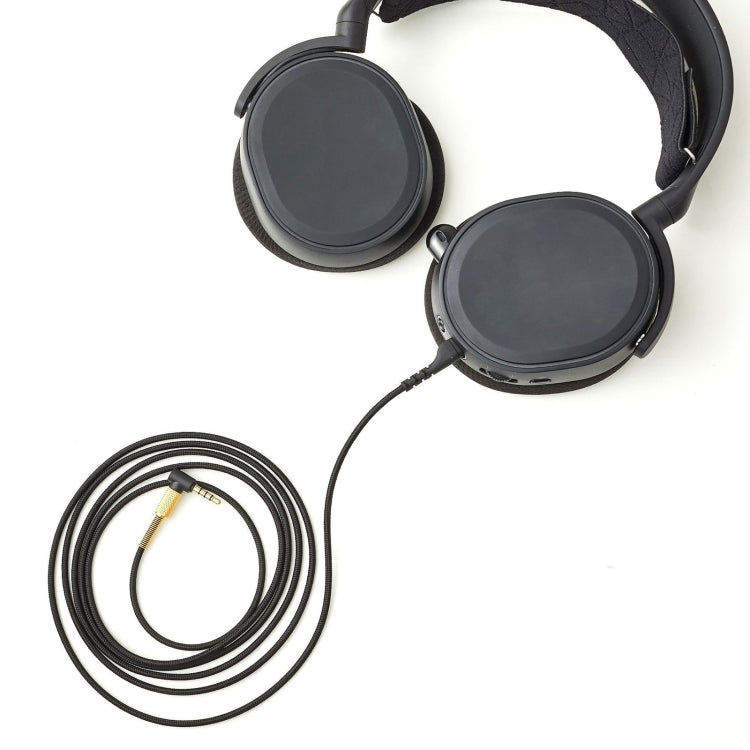 ZS0170 สายสัญญาณเสียงหูฟังสำหรับ SteelSeries Arctis 3 5 7 Pro, ZS0170 Black