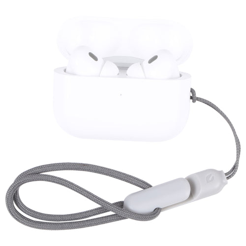 สำหรับ Apple AirPods Pro 2 หูฟังไร้สายบลูทูธ Anti-Lost เชือกเคสโทรศัพท์ Lanyard, High Imitation Grey