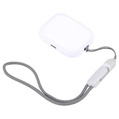 สำหรับ Apple AirPods Pro 2 หูฟังไร้สายบลูทูธ Anti-Lost เชือกเคสโทรศัพท์ Lanyard, High Imitation Grey