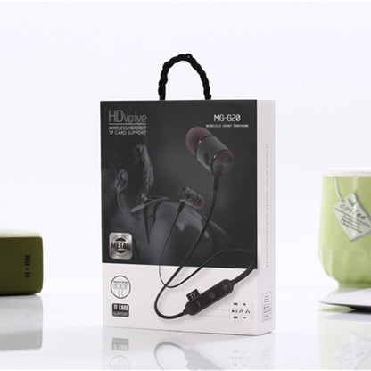 MG-G20 Bluetooth 4.2 หูฟังบลูทูธไร้สายแบบสปอร์ต การ์ดรองรับ