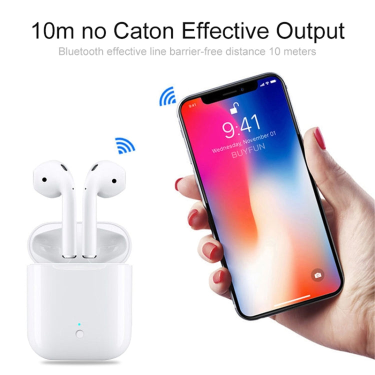Lanpice XY-PODS10 TWSชุดหูฟังบลูทูธ 5.0 Full Touchรองรับเปิดฝาครอบป๊อปอัพชุดหูฟังบลูทูธรองรับฟังก์ชั่นชาร์จไร้สาย