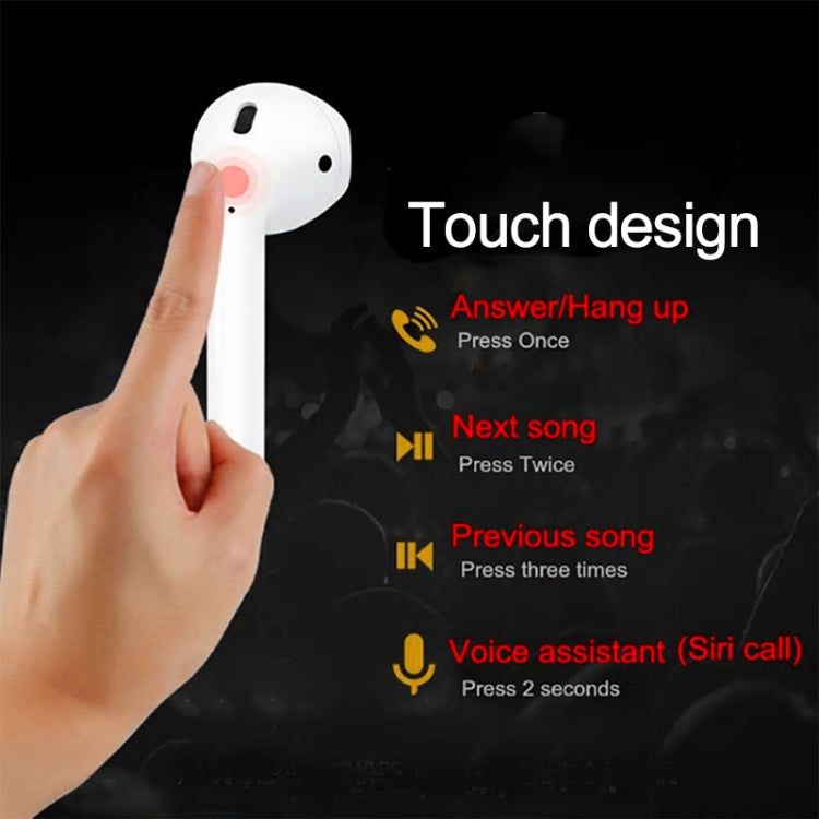 Lanpice XY-PODS10 TWSชุดหูฟังบลูทูธ 5.0 Full Touchรองรับเปิดฝาครอบป๊อปอัพชุดหูฟังบลูทูธรองรับฟังก์ชั่นชาร์จไร้สาย