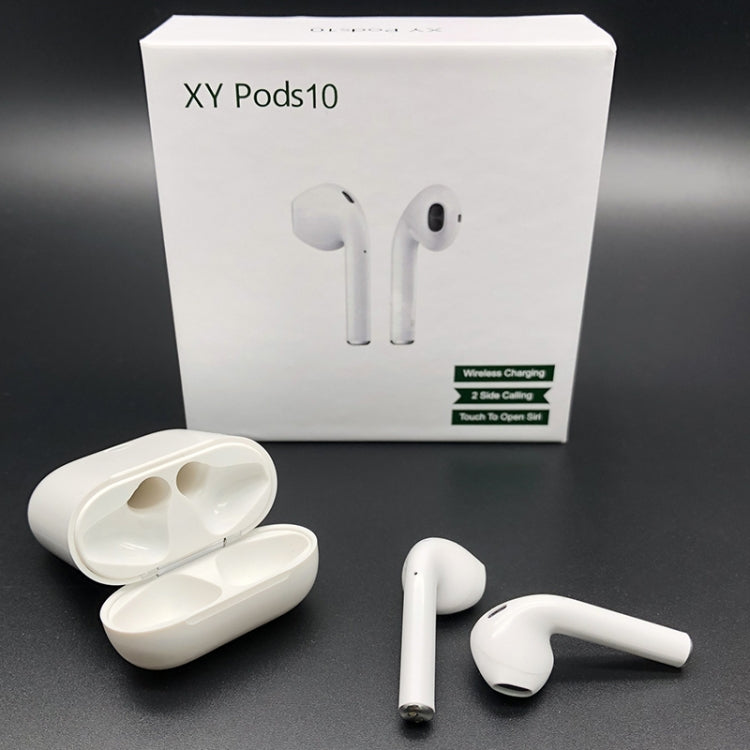 Lanpice XY-PODS10 TWSชุดหูฟังบลูทูธ 5.0 Full Touchรองรับเปิดฝาครอบป๊อปอัพชุดหูฟังบลูทูธรองรับฟังก์ชั่นชาร์จไร้สาย
