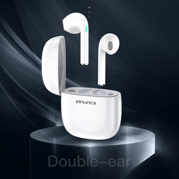 awei T28 Bluetooth V5.0 Ture ไร้สายกีฬาชุดหูฟัง TWS พร้อมเคสชาร์จ