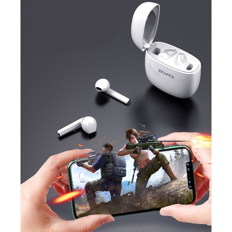 awei T28 Bluetooth V5.0 Ture ไร้สายกีฬาชุดหูฟัง TWS พร้อมเคสชาร์จ