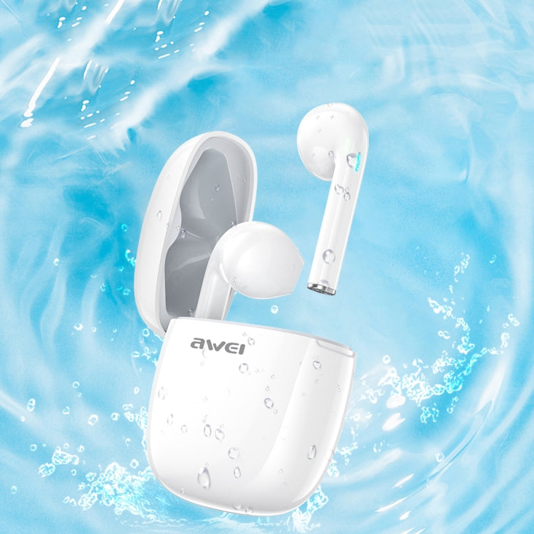 awei T28 Bluetooth V5.0 Ture ไร้สายกีฬาชุดหูฟัง TWS พร้อมเคสชาร์จ