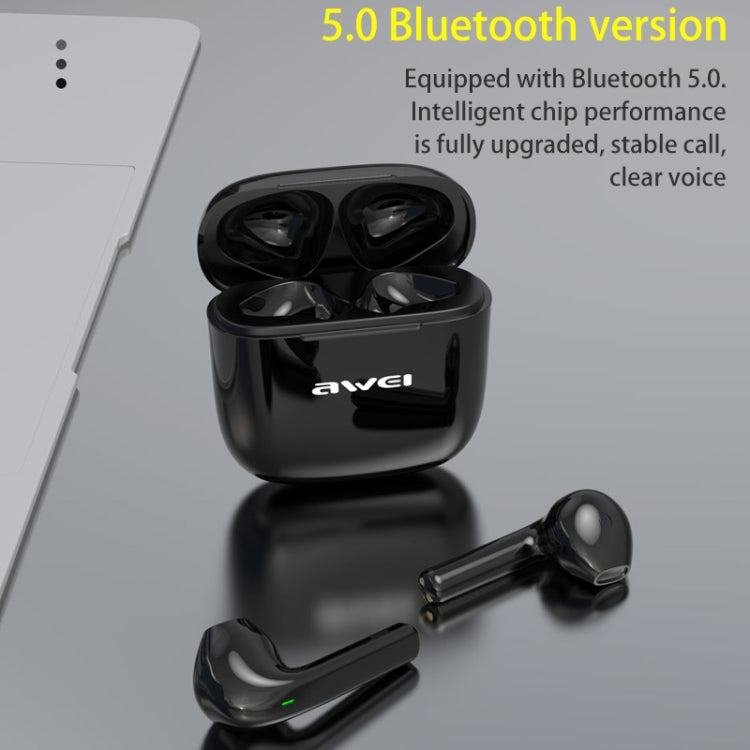 awei T26 TWS Bluetooth V5.0 Ture ไร้สายชุดหูฟังกีฬาพร้อมเคสชาร์จ, T26 Pro