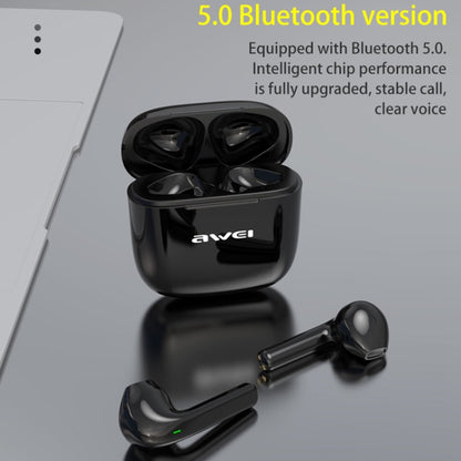 awei T26 TWS Bluetooth V5.0 Ture ไร้สายชุดหูฟังกีฬาพร้อมเคสชาร์จ, T26 Pro