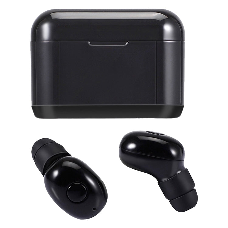 DT-4 IPX กันน้ำบลูทูธ 5.0 หูฟังไร้สายบลูทูธพร้อมกล่องชาร์จแม่เหล็ก 350mAh รองรับการโทร, DT-4