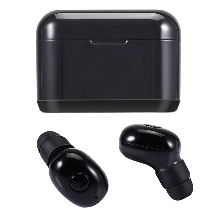 DT-4 IPX กันน้ำบลูทูธ 5.0 หูฟังไร้สายบลูทูธพร้อมกล่องชาร์จแม่เหล็ก 350mAh รองรับการโทร, DT-4