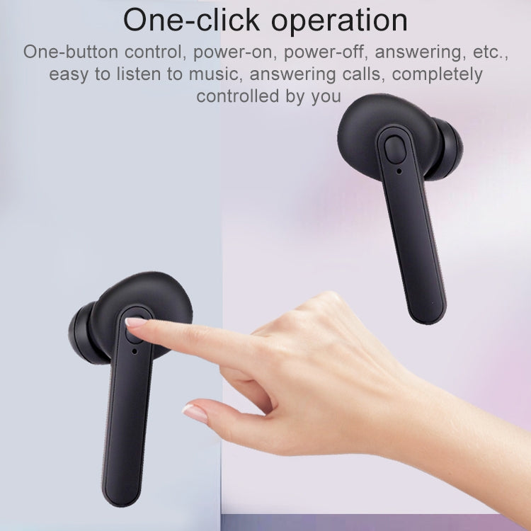 DT-5 IPX กันน้ำบลูทูธ 5.0 หูฟังไร้สายบลูทูธพร้อมกล่องชาร์จแม่เหล็ก, รองรับการโทรและฟังก์ชั่น Power Bank, DT-5