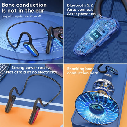 M-D8 IPX5 กันน้ำ Bone Passage บลูทูธแขวนหูหูฟังไร้สาย