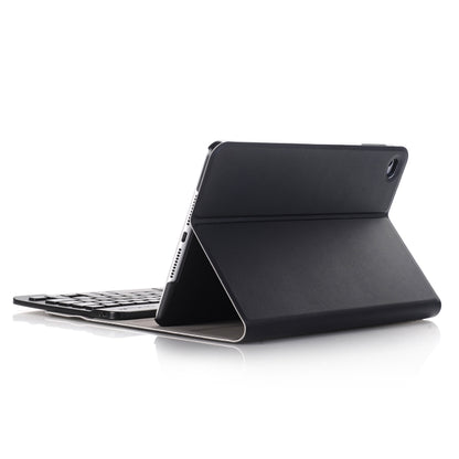 A05 บลูทูธ 3.0 Ultra-thin ABS คีย์บอร์ด Bluetooth ที่ถอดออกได้หนังกรณีแท็บเล็ตสำหรับ iPad mini 5 พร้อมผู้ถือ, For mini 5