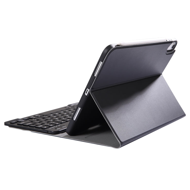 A11B บลูทูธ 3.0 Ultra-thin ABS คีย์บอร์ด Bluetooth ที่ถอดออกได้หนังกรณีแท็บเล็ตสำหรับ iPad Pro 11 นิ้ว (2018) พร้อมช่องใส่ปากกาและที่วาง, For iPad Air 4 / Air 5 / Pro 11 inch 2022 / 2021 / 2020 / 2018