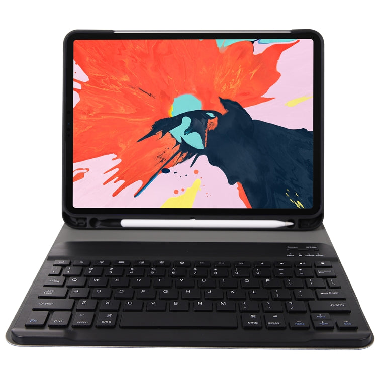 A11B บลูทูธ 3.0 Ultra-thin ABS คีย์บอร์ด Bluetooth ที่ถอดออกได้หนังกรณีแท็บเล็ตสำหรับ iPad Pro 11 นิ้ว (2018) พร้อมช่องใส่ปากกาและที่วาง, For iPad Air 4 / Air 5 / Pro 11 inch 2022 / 2021 / 2020 / 2018