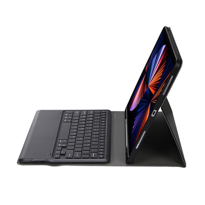 A12B บลูทูธ 3.0 บางเฉียบที่ถอดออกได้บลูทูธคีย์บอร์ดหนังเคสแท็บเล็ตสำหรับ iPad Pro 12.9 นิ้ว (2018) พร้อมช่องใส่ปากกาและที่วาง