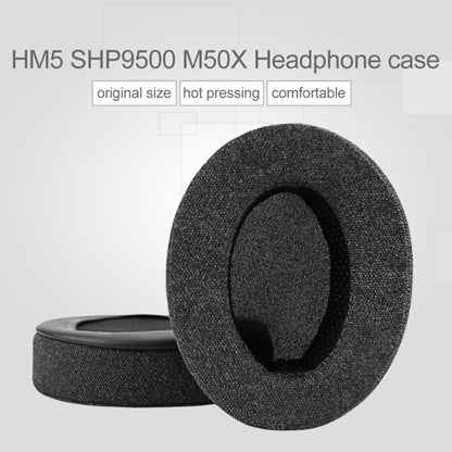 1 คู่หนังรูปไข่ Beveled หูฟังสำหรับ Brainwavz HM5 / Philip SHP9500